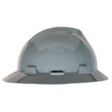 MSA V - Gard® Slotted Full Brim Hard Hat with Gloss Finish - Gorvex.com