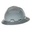 MSA V - Gard® Slotted Full Brim Hard Hat with Gloss Finish - Gorvex.com