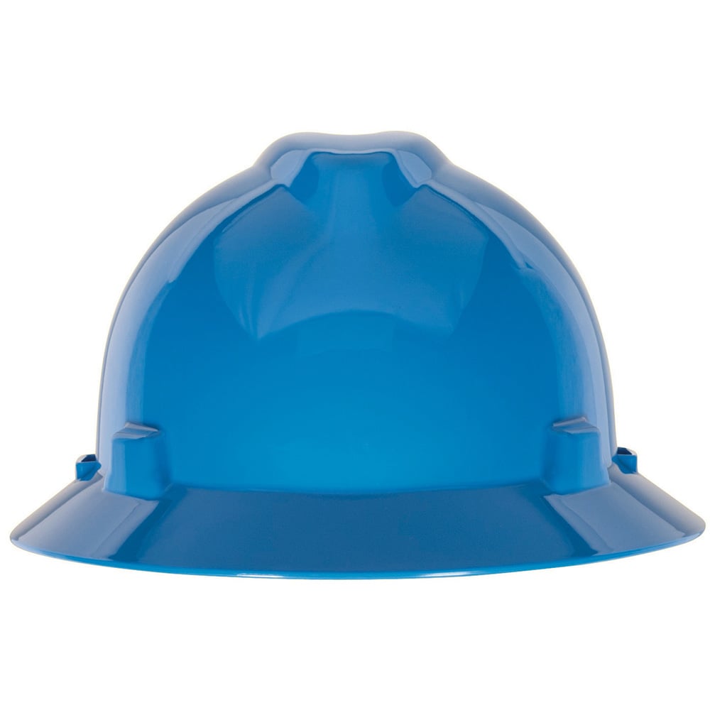 MSA V - Gard® Slotted Full Brim Hard Hat with Gloss Finish - Gorvex.com