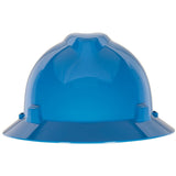 MSA V - Gard® Slotted Full Brim Hard Hat with Gloss Finish - Gorvex.com