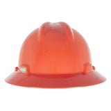 MSA V - Gard® Slotted Full Brim Hard Hat with Gloss Finish - Gorvex.com