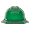 MSA V - Gard® Slotted Full Brim Hard Hat with Gloss Finish - Gorvex.com