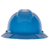 MSA V - Gard® Slotted Full Brim Hard Hat with Gloss Finish - Gorvex.com