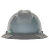MSA V - Gard® Slotted Full Brim Hard Hat with Gloss Finish - Gorvex.com
