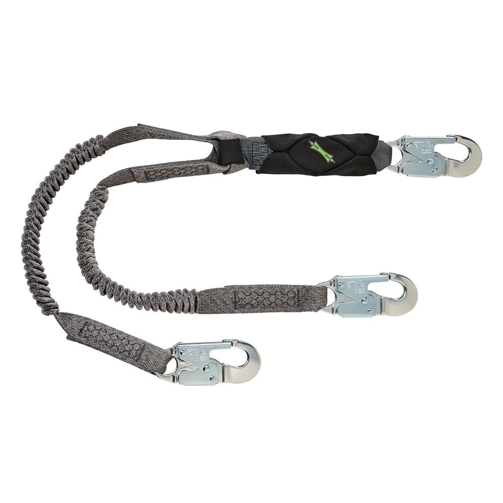 MSA V - SERIES™ 10193553 6' Stretch Twin Shock Absorbing Lanyard - Gorvex.com