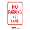 No Parking Fire Lane - Parking Control Sign, 18x12, Aluminum - Gorvex.com