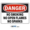 No Smoking No Open Flames No Sparks - Danger Sign - Gorvex.com