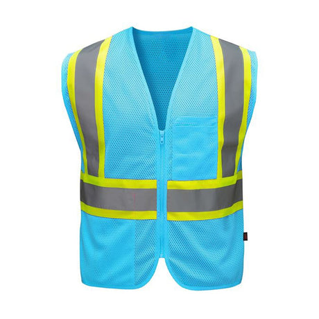 Non - ANSI Economy Multi - Colored Two - Tone Safety Vest - Gorvex.com