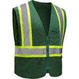 Non - ANSI Economy Multi - Colored Two - Tone Safety Vest - Gorvex.com