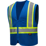 Non - ANSI Economy Multi - Colored Two - Tone Safety Vest - Gorvex.com