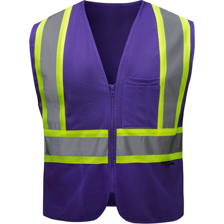 Non - ANSI Economy Multi - Colored Two - Tone Safety Vest - Gorvex.com