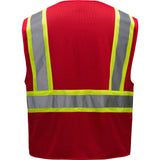 Non - ANSI Economy Multi - Colored Two - Tone Safety Vest - Gorvex.com