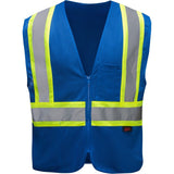 Non - ANSI Economy Multi - Colored Two - Tone Safety Vest - Gorvex.com