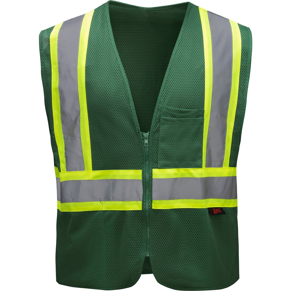 Non - ANSI Economy Multi - Colored Two - Tone Safety Vest - Gorvex.com