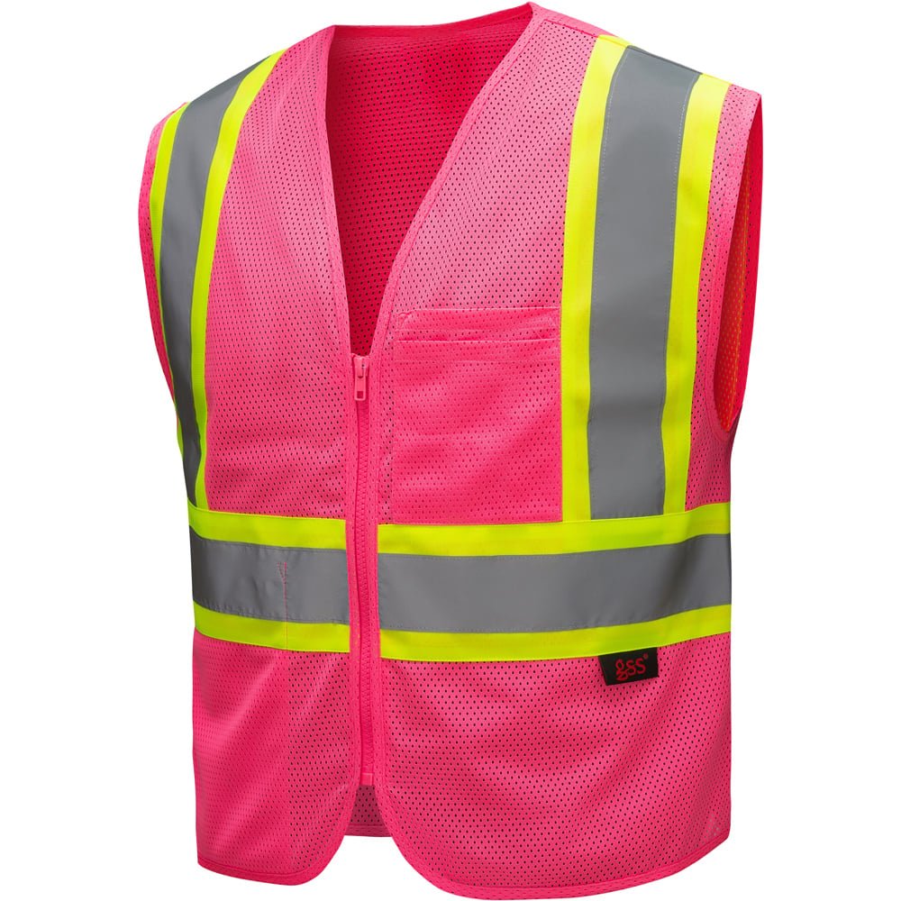 Non - ANSI Economy Multi - Colored Two - Tone Safety Vest - Gorvex.com