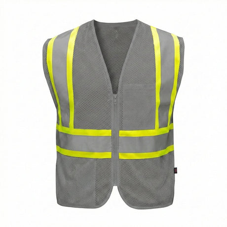 Non - ANSI Economy Multi - Colored Two - Tone Safety Vest - Gorvex.com