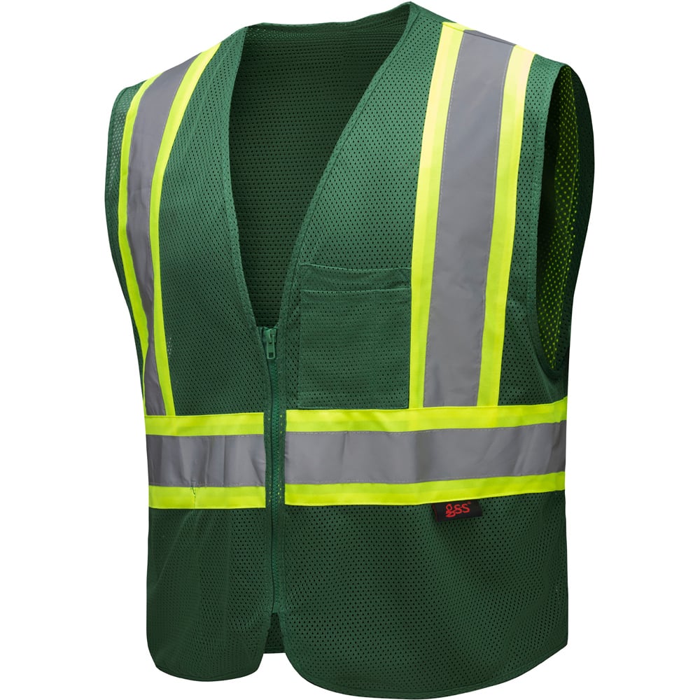 Non - ANSI Economy Multi - Colored Two - Tone Safety Vest - Gorvex.com