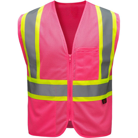 Non - ANSI Economy Multi - Colored Two - Tone Safety Vest - Gorvex.com