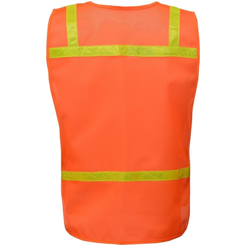 Non - ANSI Economy Safety Vest with Reflective Tape, One Size - Gorvex.com