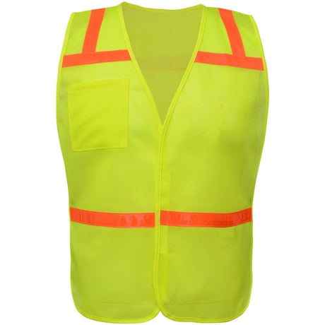 Non - ANSI Economy Safety Vest with Reflective Tape, One Size - Gorvex.com