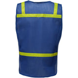 Non - ANSI Economy Safety Vest with Reflective Tape, One Size - Gorvex.com