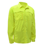 Non - ANSI Hi - Vis Safety Shirt, Lightweight Button Down - Gorvex.com