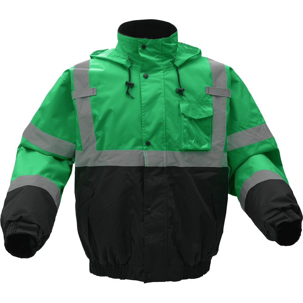 Non - ANSI Waterproof Quilted Bomber Jacket with Black Bottom - Gorvex.com