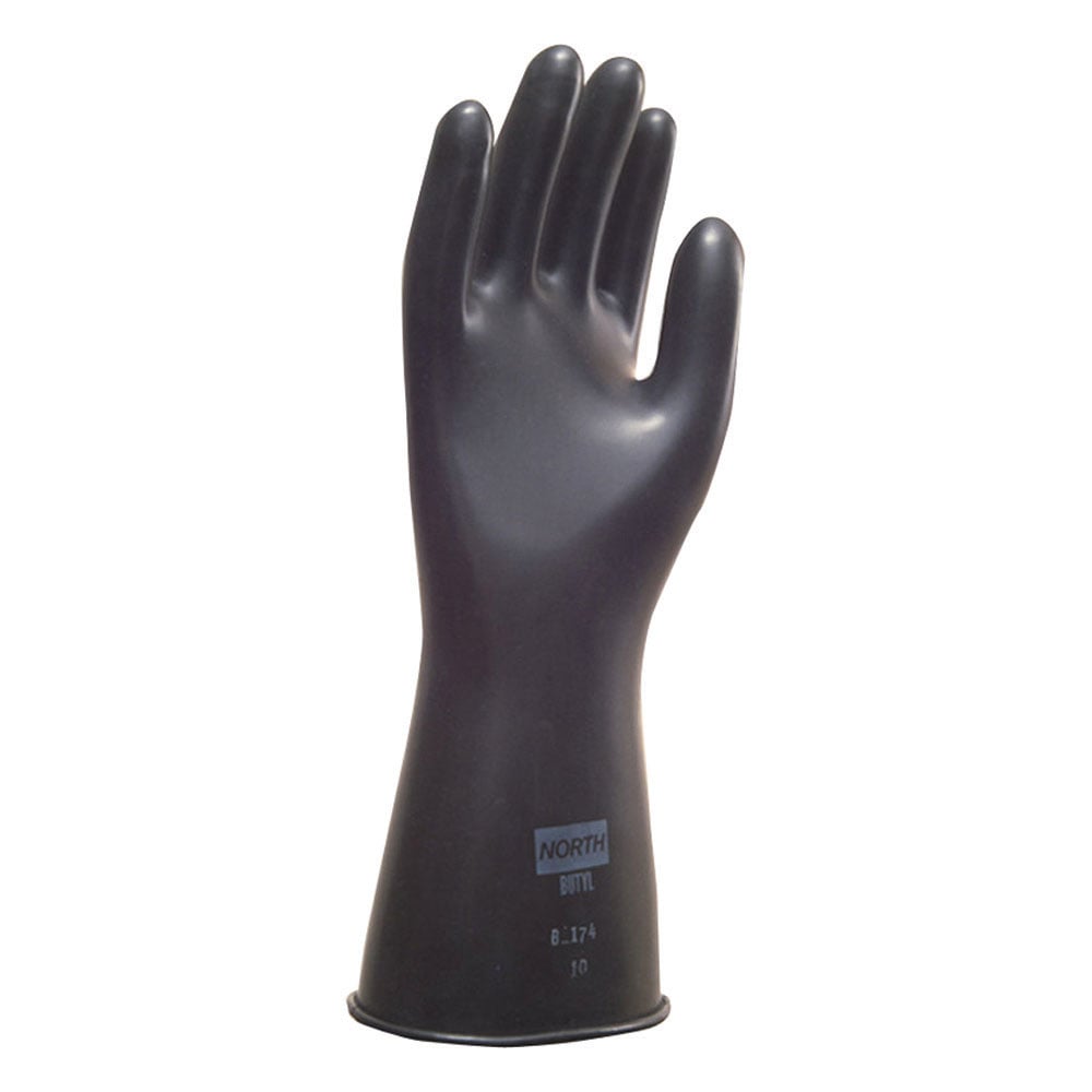 North Butyl™ Unsupported Glove, Smooth Grip, 17 mil, 1 case (144 pairs)