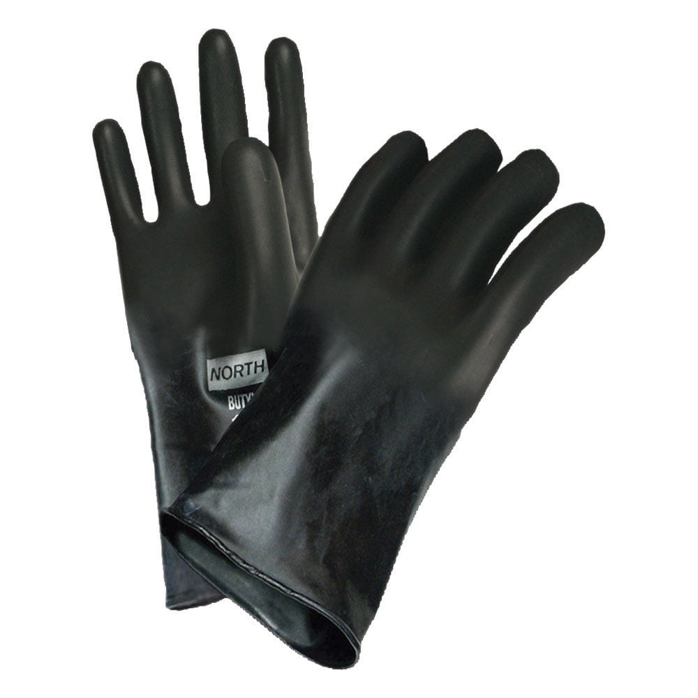 North Butyl Gloves, 7 mil, 1 case (100 pairs)