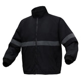 Nylon Waterproof Fleece Parka with Reflective Tape - Gorvex.com