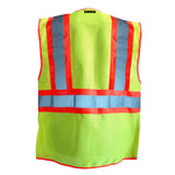Occunomix LUX - SSCLC2Z Class 2 Mesh Two - Tone Vest with Front Zipper - Gorvex.com