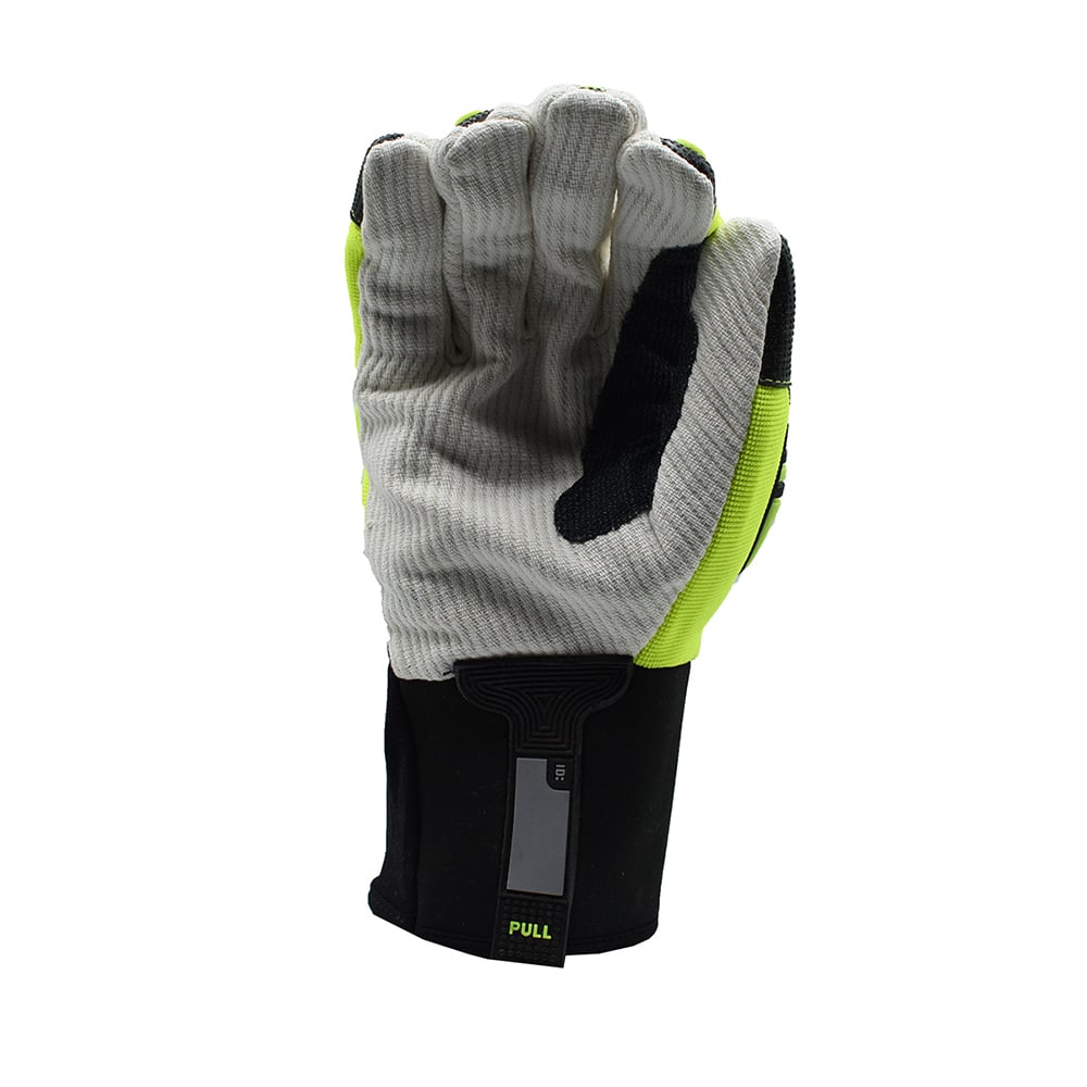 OGRE™ Hi Vis Spandex/Canvas Gloves with Reinforced Wear Areas, 1 pair - Gorvex.com