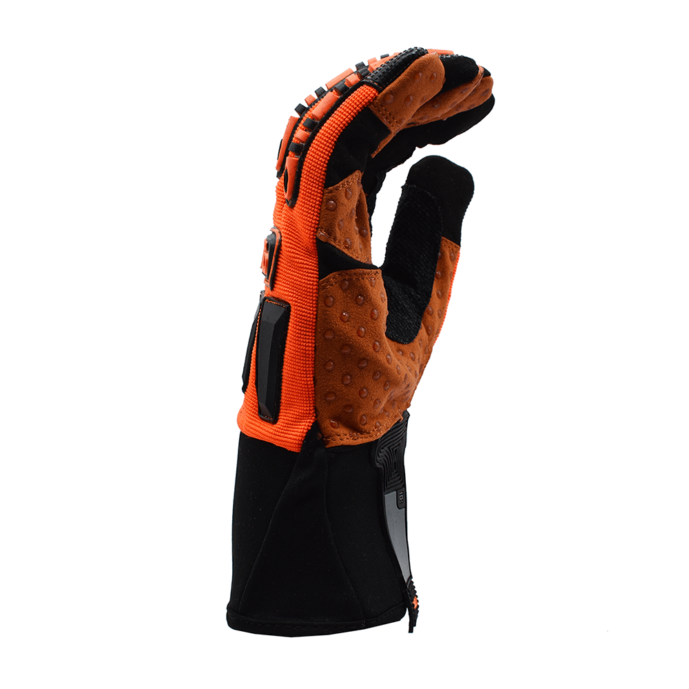 OGRE™ Hi Vis Spandex/Synthetic Leather Gloves with Dots, 1 pair - Gorvex.com