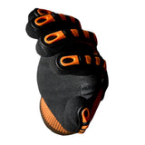 OGRE-FLEX™ Hi Vis Polyester Gloves with Sandy Nitrile Coating, 1 pair
