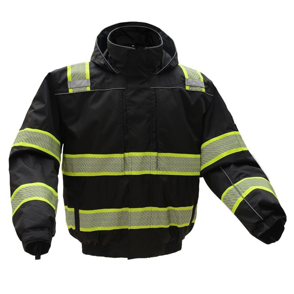 Onyx Hi Vis Waterproof 3 - in - 1 Ripstop Winter Bomber Jacket, Class 3 - Gorvex.com