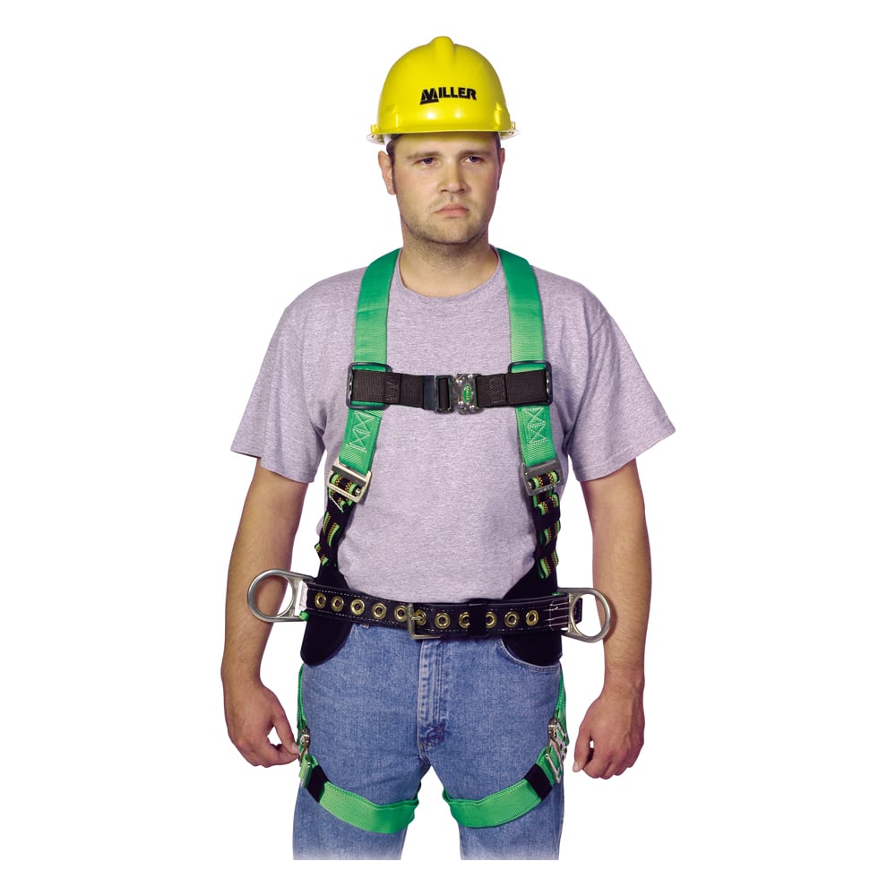 Miller DuraFlex™ Python Harness with Quick-Connect Buckle Leg straps