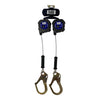 Palmer Safety SRL8222T MicroBEAST EDGE™ Series 8’ Twin SRL with Rebar Hooks - Gorvex.com