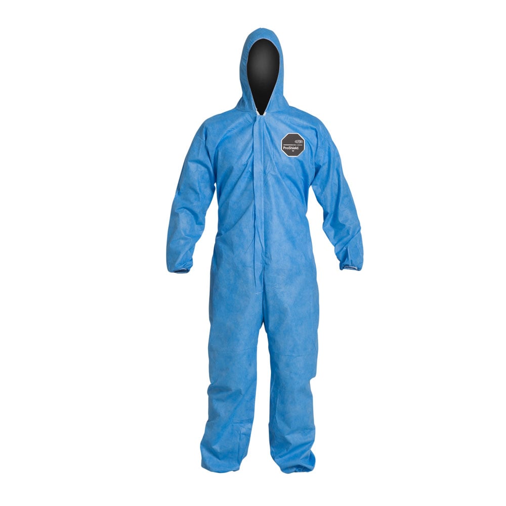 PB127S ProShield® Coverall with Hood Elastic Wrist & Ankle, M - 5XL, 1 case (25 pieces) - Gorvex.com