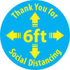 Thank You for Social Distancing PeopleFlow Social Distancing Spacer