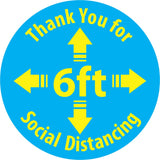 Thank You for Social Distancing PeopleFlow Social Distancing Spacer