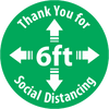 Thank You for Social Distancing PeopleFlow Social Distancing Spacer