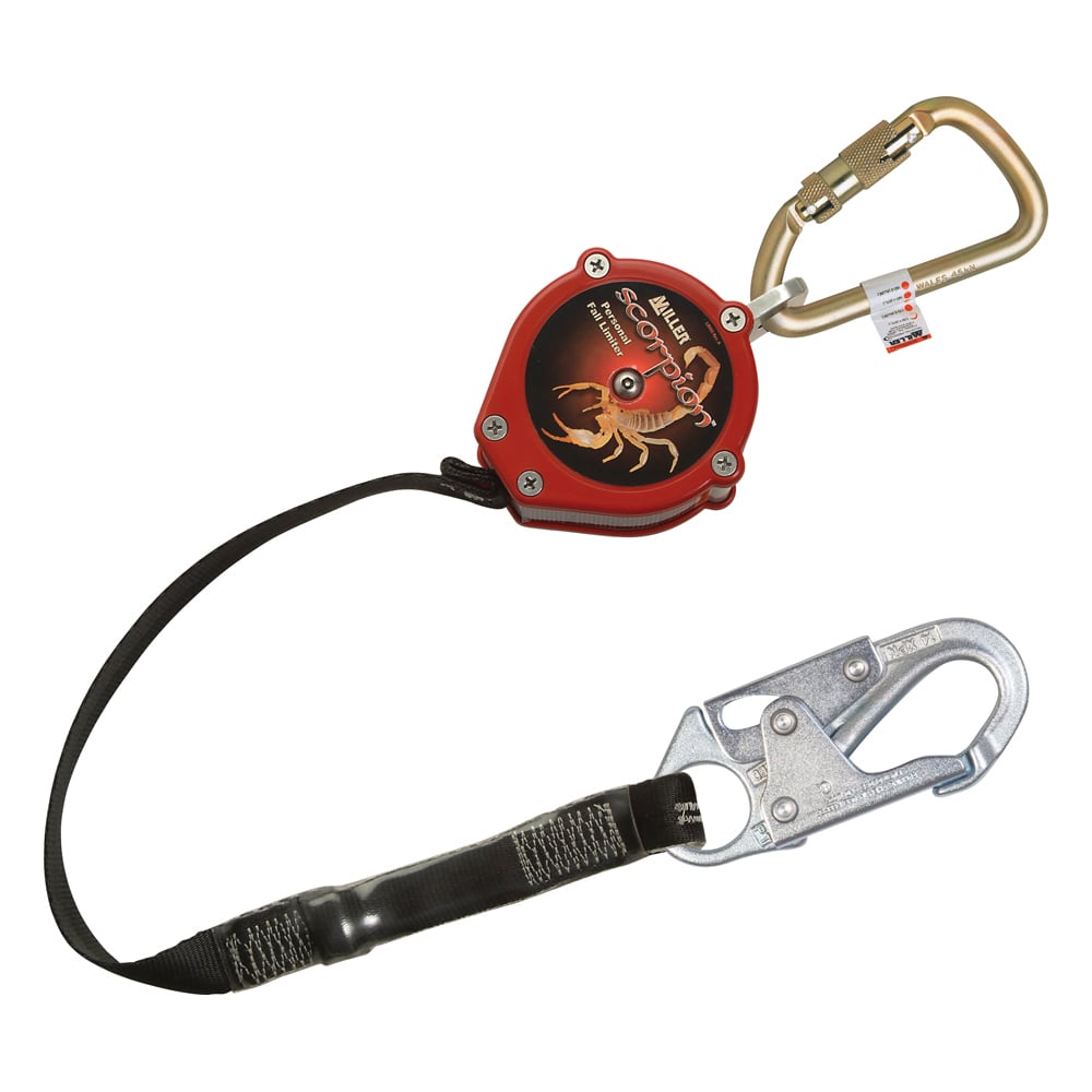 Miller Scorpion™ Fall Limiter Steel Twist-Lock Carabiner