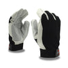 PIT - PRO™ Spandex/Goatskin Leather Double Palm Gloves + Keystone Thumb, 1 dozen (12 pairs) - Gorvex.com