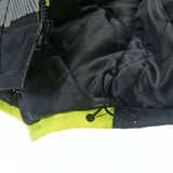 Reptyle™ Hi Vis Quilt-Lined Parka Black Front Panel + Detachable Hood