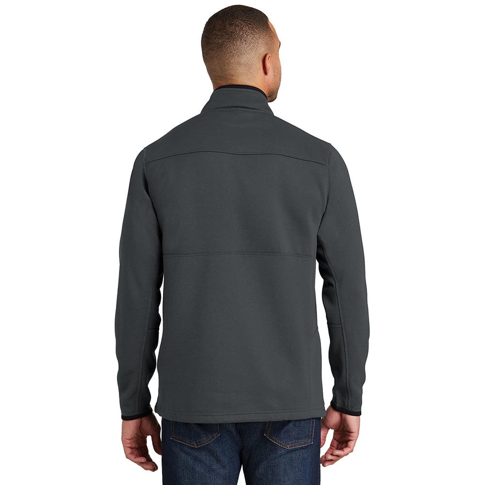 Port Authority F222 Pique Fleece Full Zip Jacket with Chest Pocket - Gorvex.com