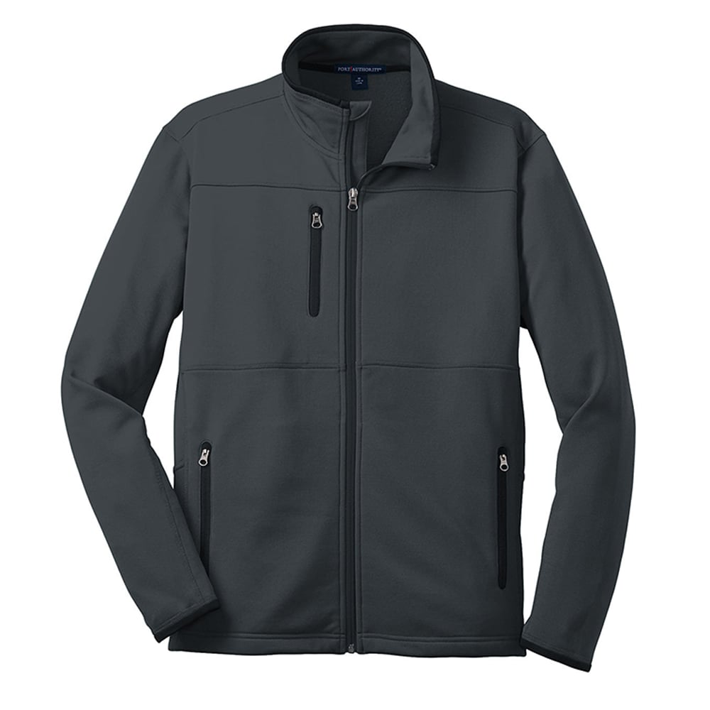 Port Authority F222 Pique Fleece Full Zip Jacket with Chest Pocket - Gorvex.com