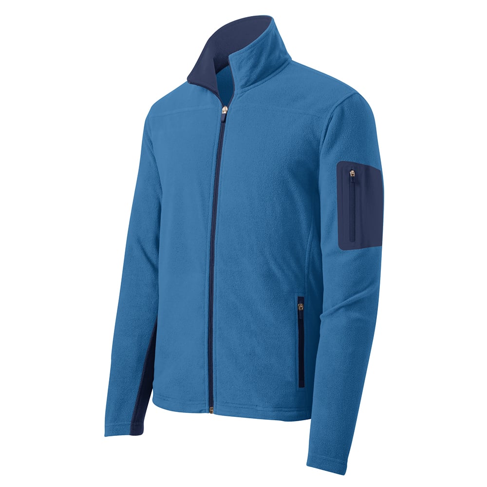 Port Authority F233 Summit Fleece Full Zip Jacket with Sleeve Pocket - Gorvex.com