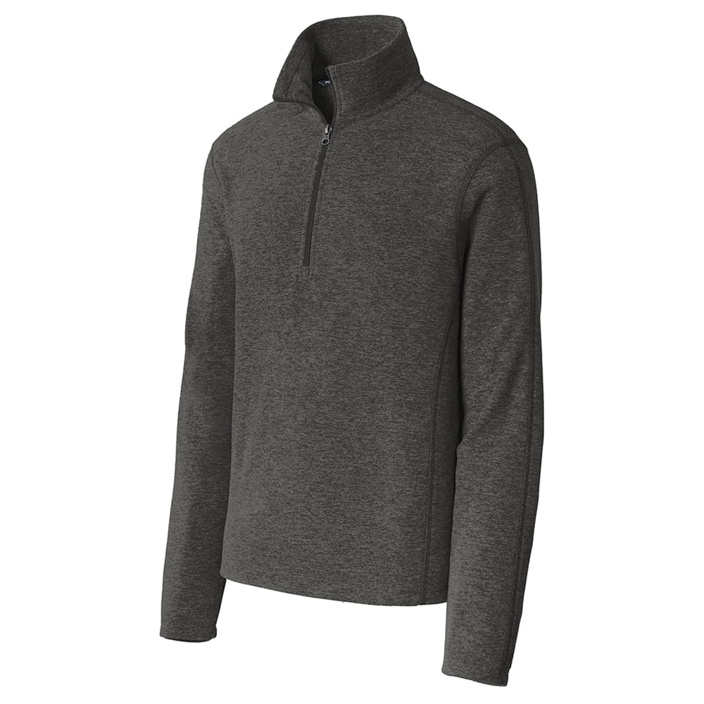 Port Authority F234 Lightweight Heather Microfleece Half Zip Pullover - Gorvex.com