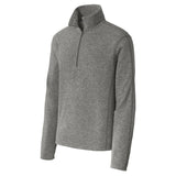 Port Authority F234 Lightweight Heather Microfleece Half Zip Pullover - Gorvex.com