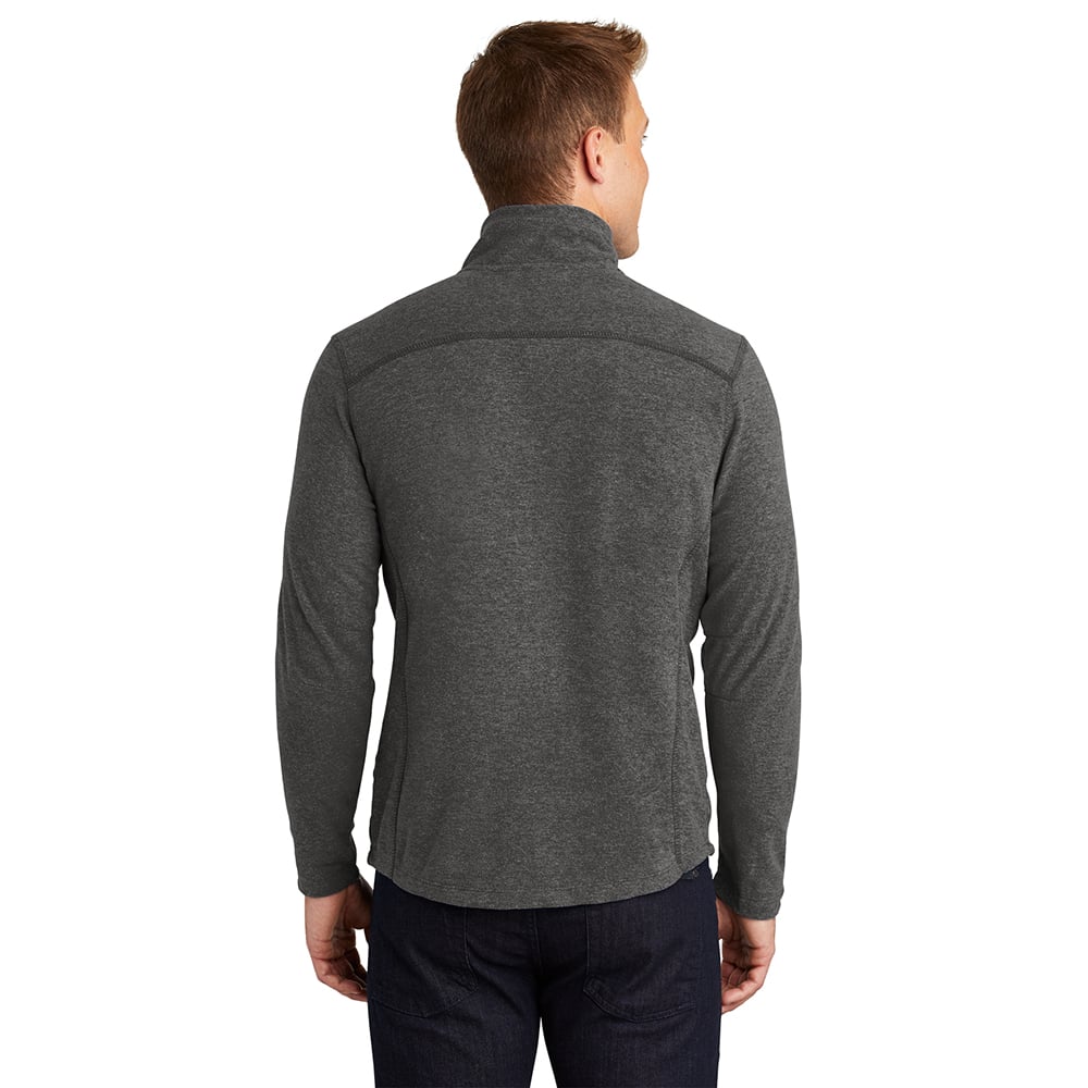 Port Authority F235 Lightweight Heather Microfleece Full Zip Jacket - Gorvex.com